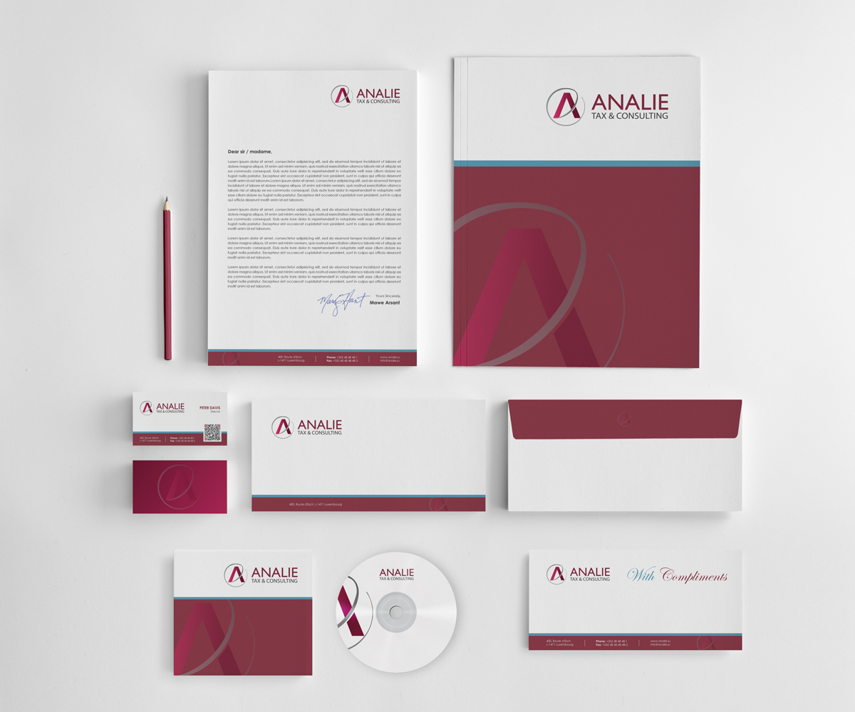 Schreibwaren-Design von logodentity für Analie Sarl | Design #2160375