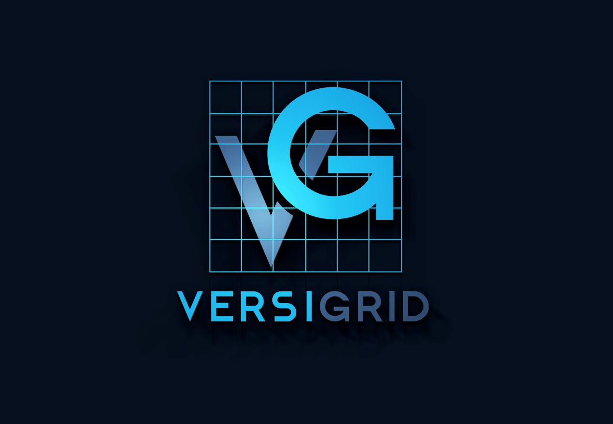 professional masculine plastic logo design for versigrid flyer distributing jobs