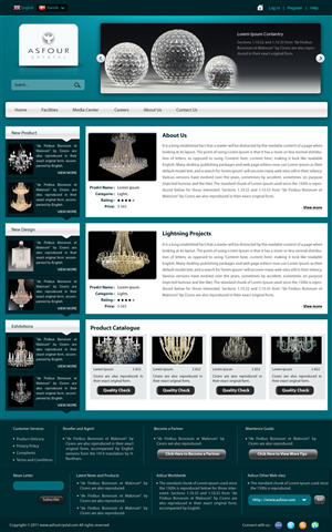Web Design by pb for Asfour Crystal | Design: #438435