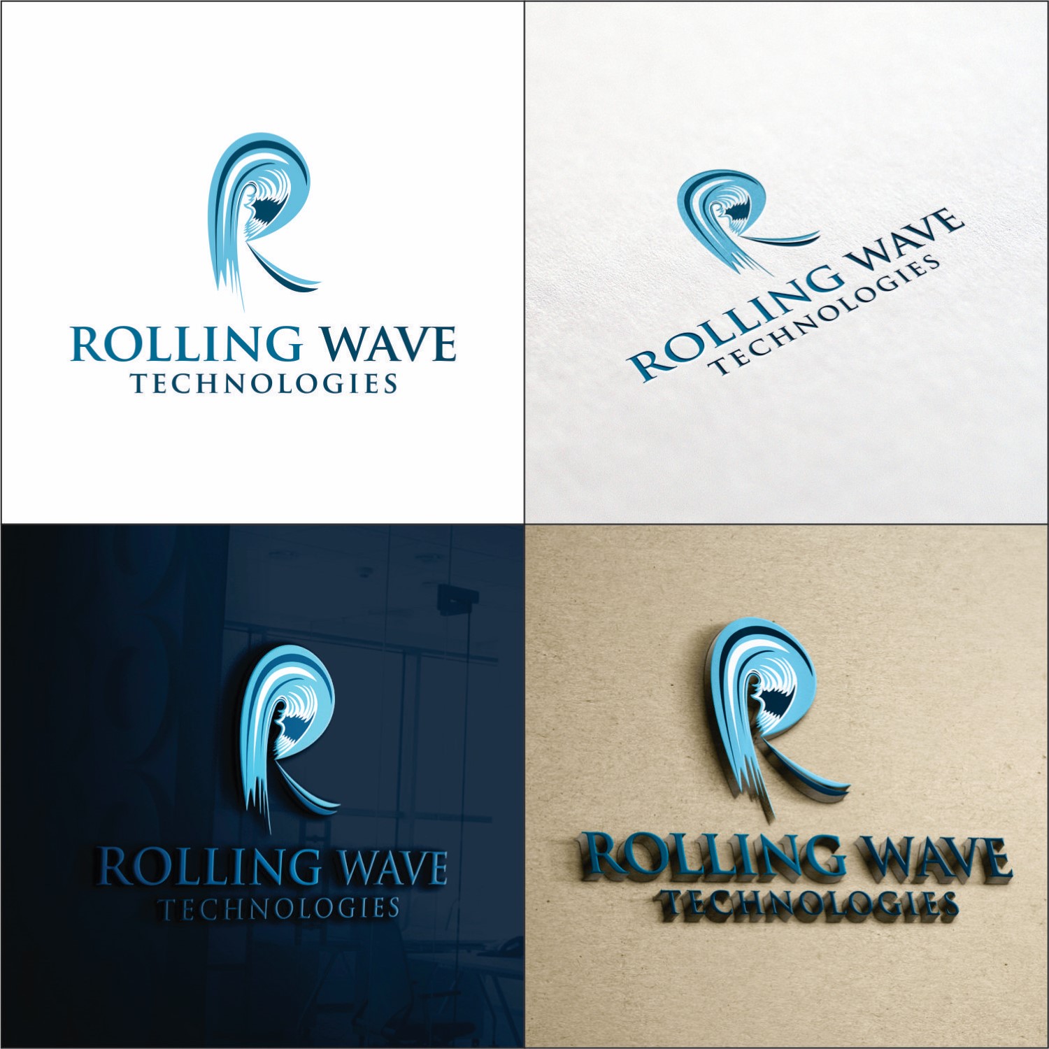 Logo Design by DG for Rolling Wave Technologies, LLC | Design #9954634