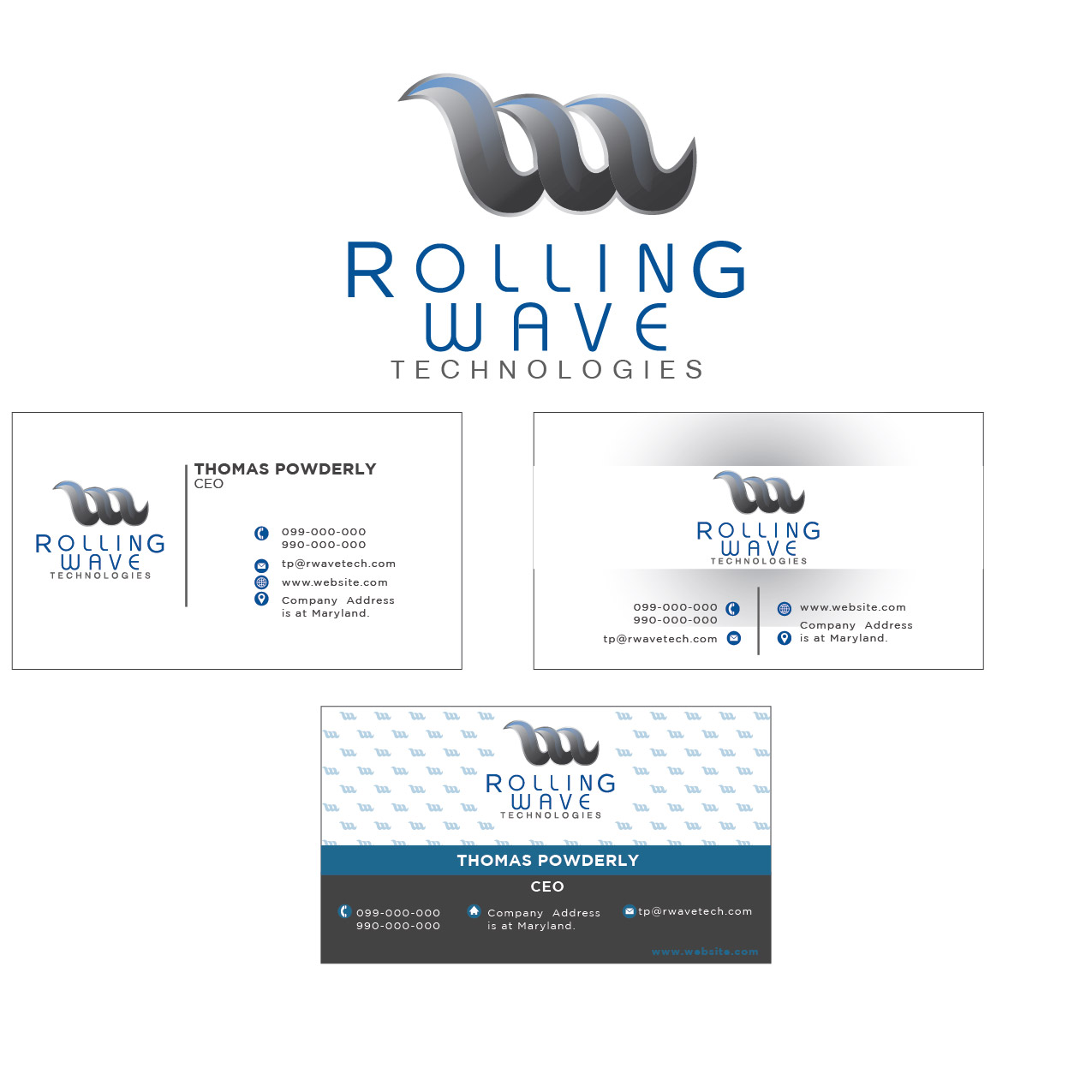 Diseño de Logo por Victor.Pascual para Rolling Wave Technologies, LLC | Diseño #9957301