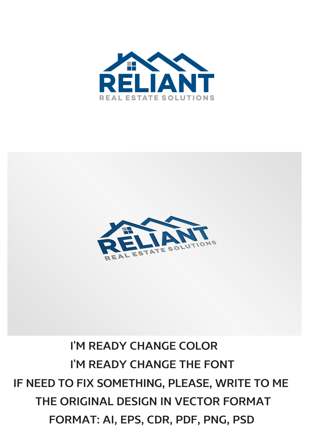 Diseño de Logo por artsterdam para Reliant Real Estate Solutions | Diseño #9902052