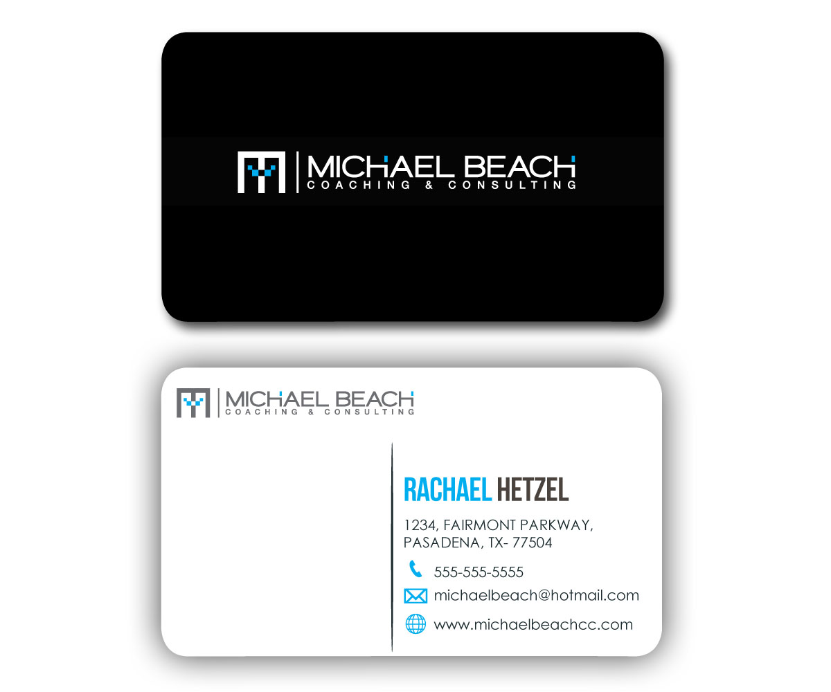 Business Card Design by Andrew1965 for Michael Beach Coaching & Consulting, LLC | Design #2181947