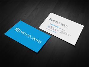 Business Card Design by diRtY.EMM for Michael Beach Coaching & Consulting, LLC | Design: #2168118