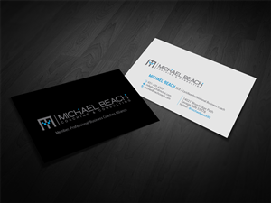 Visitenkarten-Design von diRtY.EMM für Michael Beach Coaching & Consulting, LLC | Design: #2221556