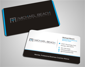 Business Card Design by SKYdesign for Michael Beach Coaching & Consulting, LLC | Design: #2189079