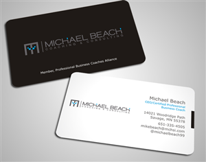 Business Card Design by SKYdesign for Michael Beach Coaching & Consulting, LLC | Design: #2189082