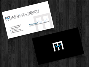 Business Card Design by Straw Hat for Michael Beach Coaching & Consulting, LLC | Design: #2207130