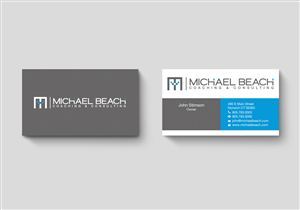 Design de Carte de Visite par deucesofhearts pour Michael Beach Coaching & Consulting, LLC | Design #2175944