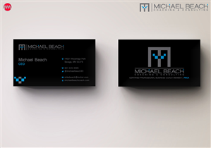Design de Carte de Visite par fauzanmaulidi pour Michael Beach Coaching & Consulting, LLC | Design #2201009