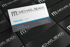 Visitenkarten-Design von logodentity für Michael Beach Coaching & Consulting, LLC | Design: #2174861