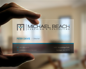 Visitenkarten-Design von logodentity für Michael Beach Coaching & Consulting, LLC | Design: #2174879