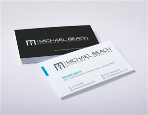 Visitenkarten-Design von logodentity für Michael Beach Coaching & Consulting, LLC | Design: #2181960