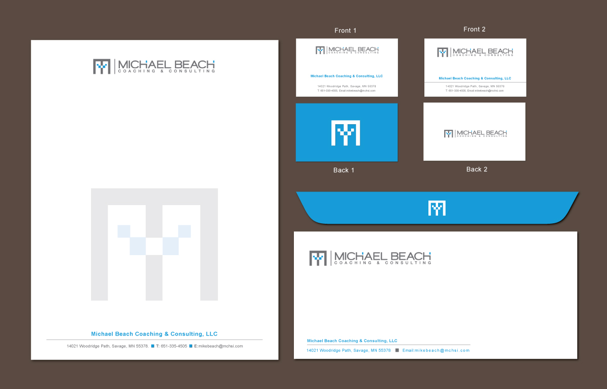 Diseño de Papelería por meet007 para Michael Beach Coaching & Consulting, LLC | Diseño #2176914