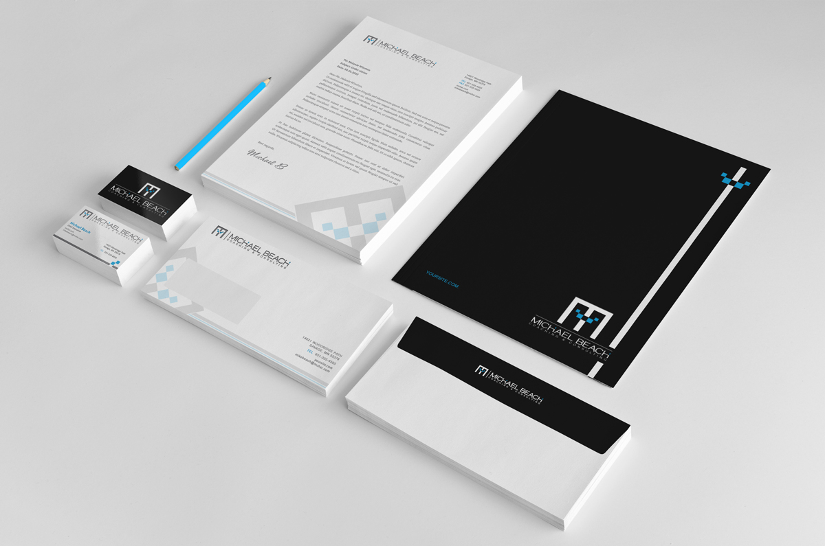 Stationery Design by stoodio.id for Michael Beach Coaching & Consulting, LLC | Design #2175534