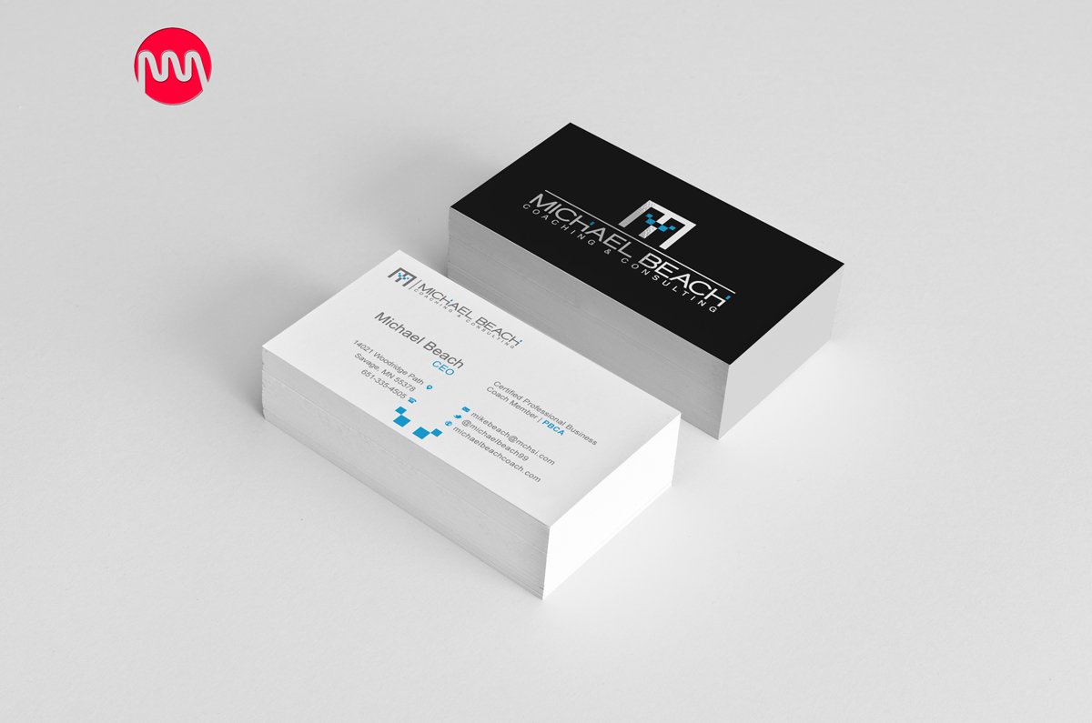 Stationery Design by stoodio.id for Michael Beach Coaching & Consulting, LLC | Design #2188432