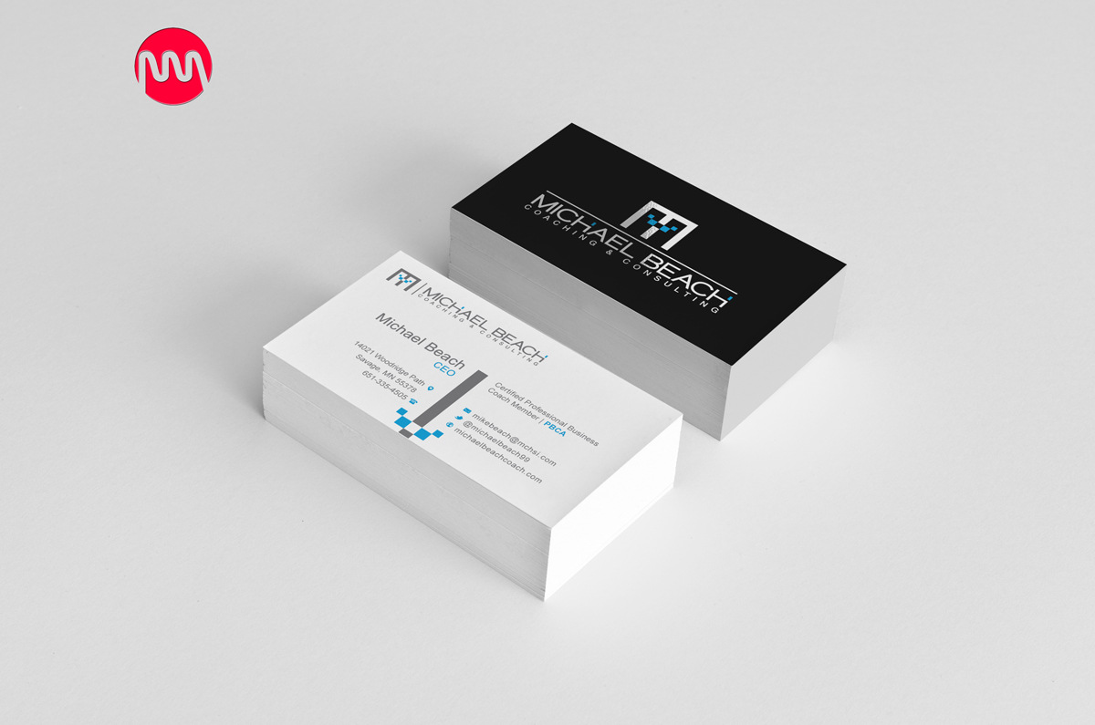 Schreibwaren-Design von stoodio.id für Michael Beach Coaching & Consulting, LLC | Design #2188614