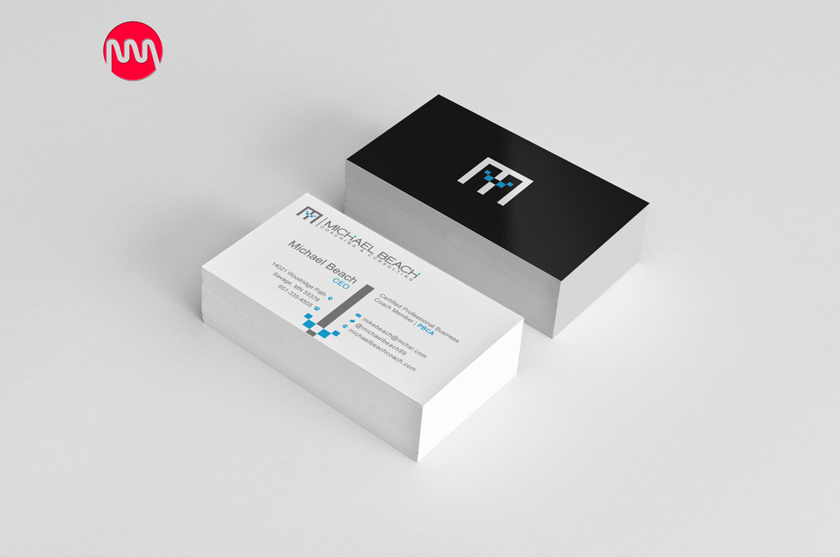 Schreibwaren-Design von stoodio.id für Michael Beach Coaching & Consulting, LLC | Design #2190429