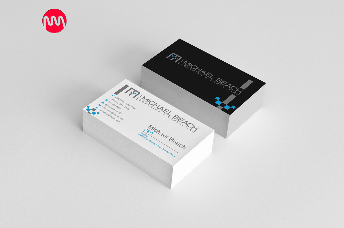 Schreibwaren-Design von stoodio.id für Michael Beach Coaching & Consulting, LLC | Design #2191115