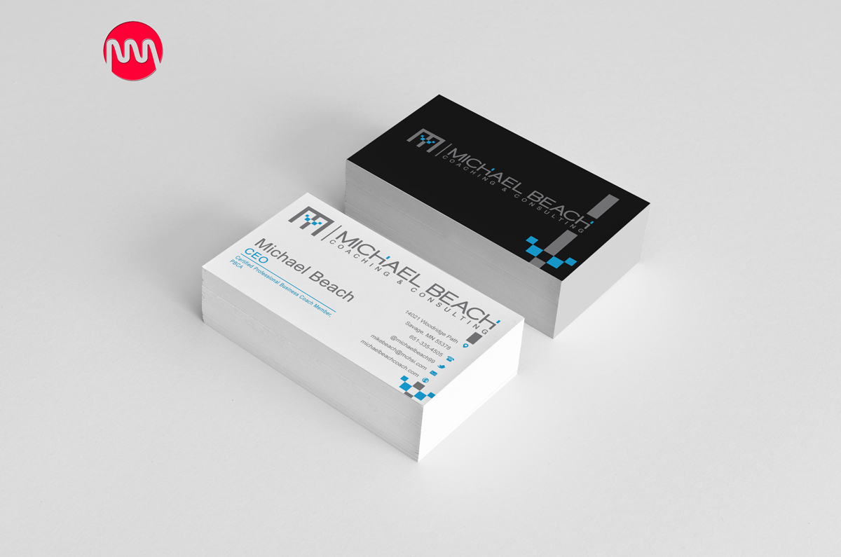 Schreibwaren-Design von stoodio.id für Michael Beach Coaching & Consulting, LLC | Design #2191145