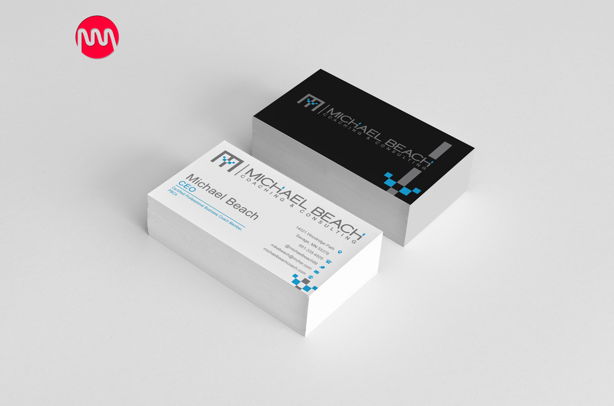 Schreibwaren-Design von stoodio.id für Michael Beach Coaching & Consulting, LLC | Design #2191192