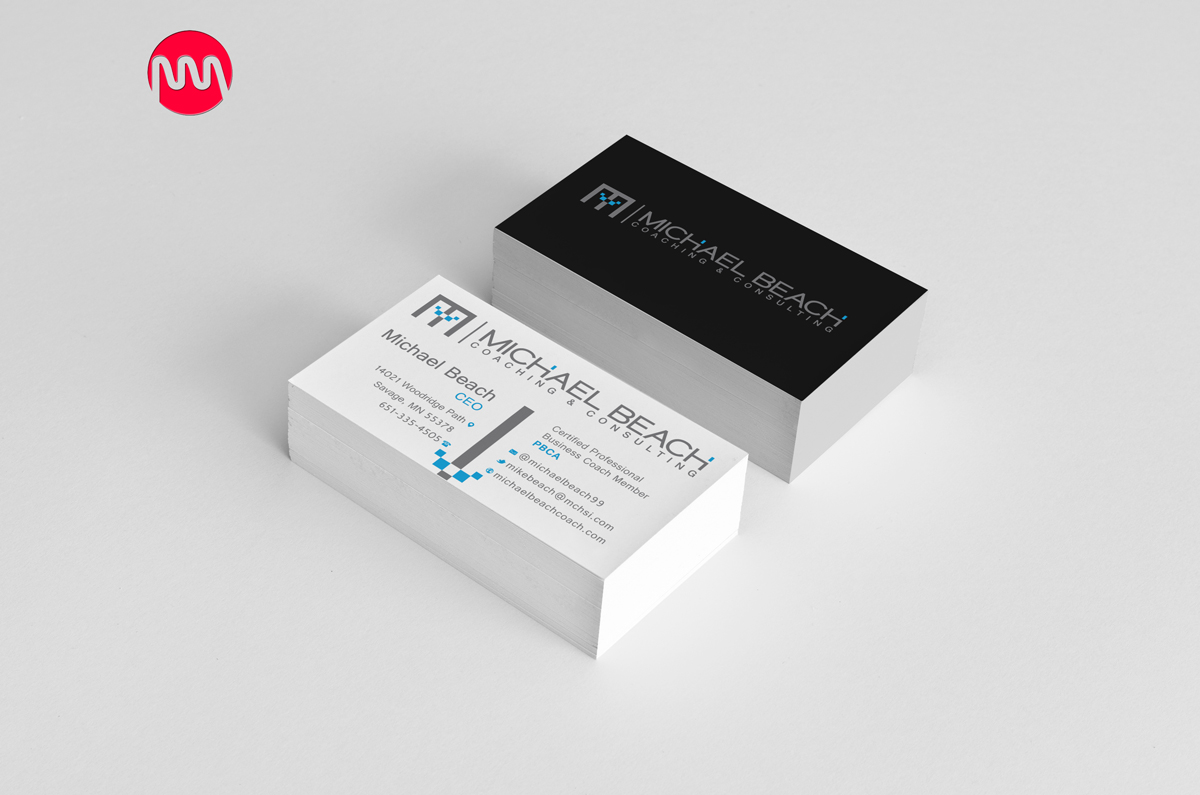 Schreibwaren-Design von stoodio.id für Michael Beach Coaching & Consulting, LLC | Design #2191195