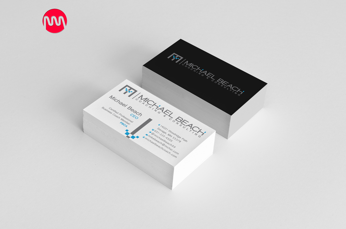 Schreibwaren-Design von stoodio.id für Michael Beach Coaching & Consulting, LLC | Design #2191213