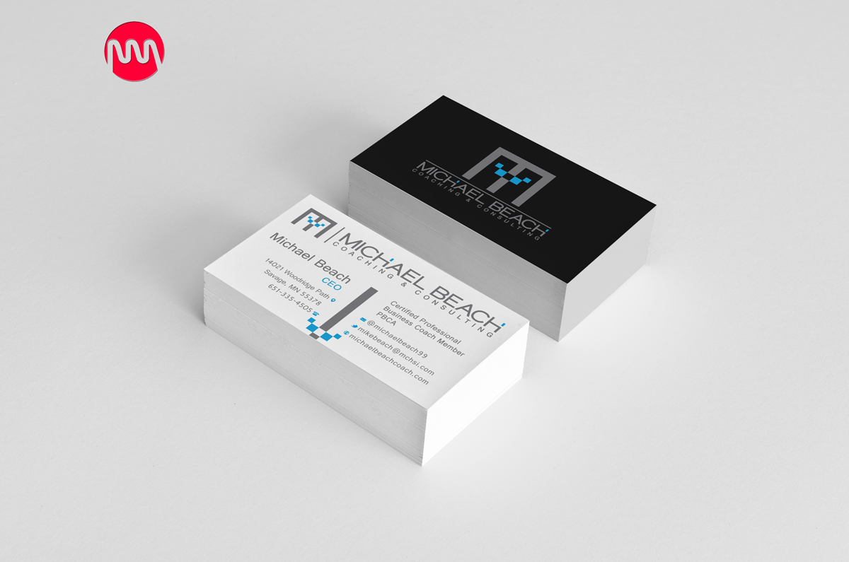 Schreibwaren-Design von stoodio.id für Michael Beach Coaching & Consulting, LLC | Design #2191220