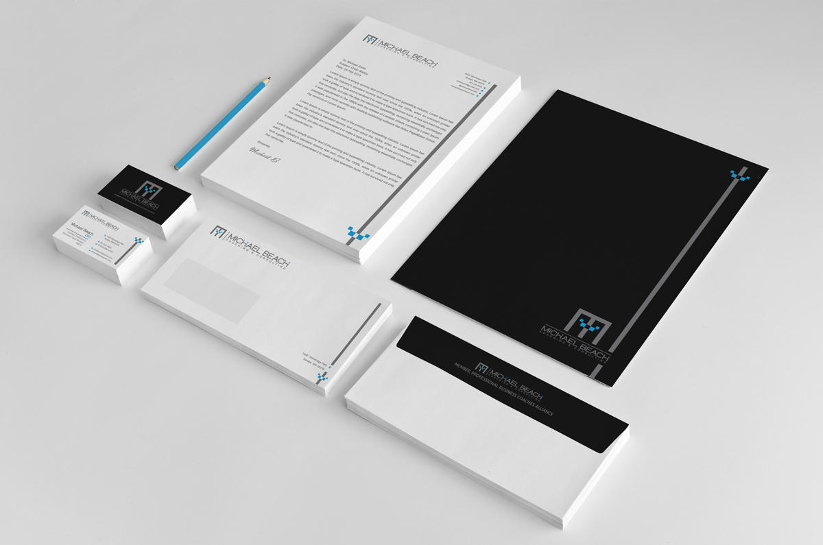 Stationery Design by stoodio.id for Michael Beach Coaching & Consulting, LLC | Design: #2214362