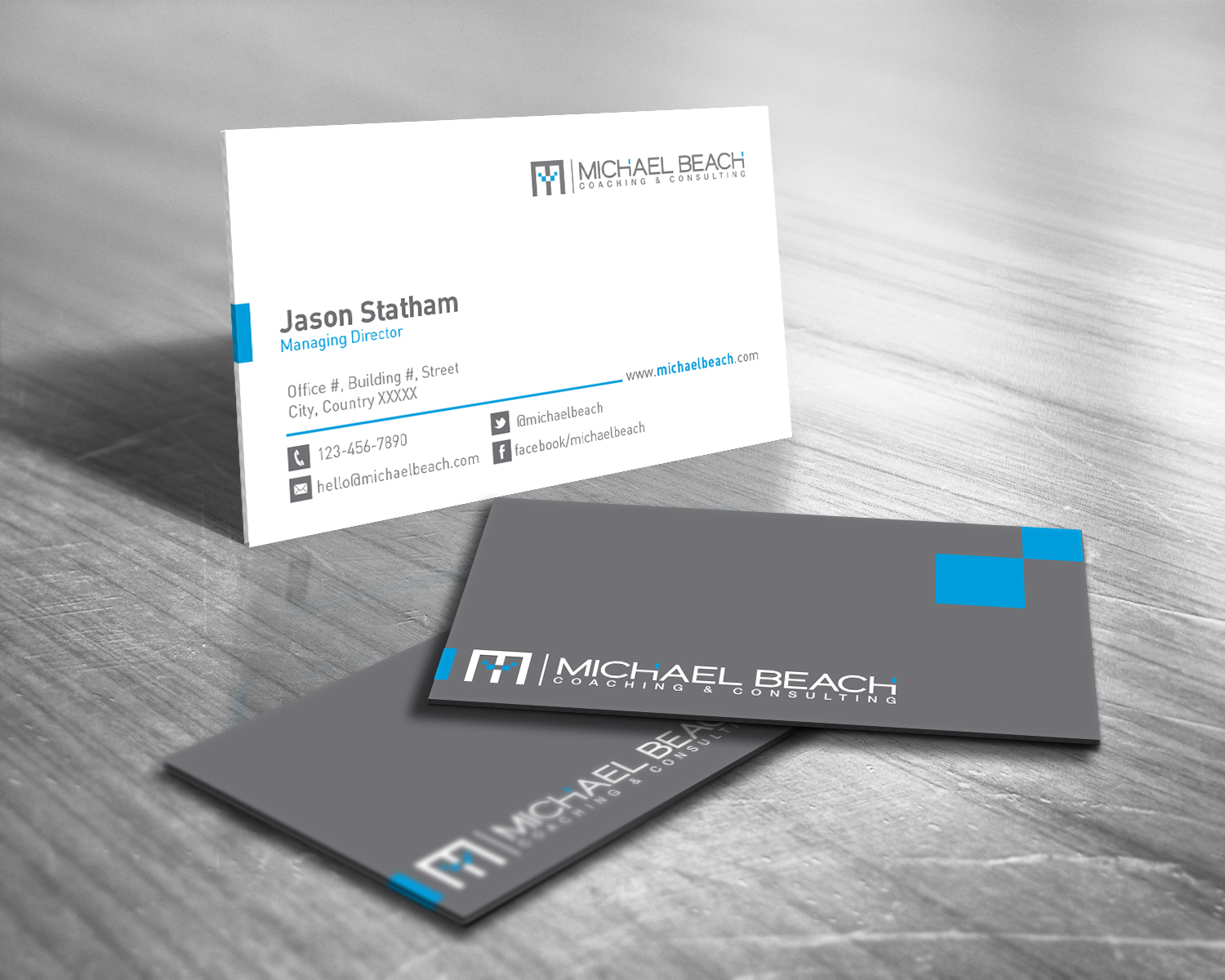 Design de Papeterie par Cyanide Designz pour Michael Beach Coaching & Consulting, LLC | Design #2173196