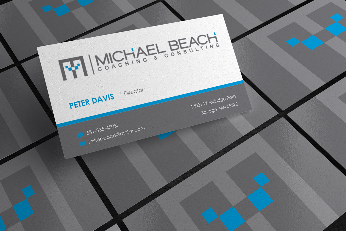Design de Papeterie par logodentity pour Michael Beach Coaching & Consulting, LLC | Design #2173175
