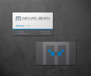 Design de Papeterie par logodentity pour Michael Beach Coaching & Consulting, LLC | Design : #2173179
