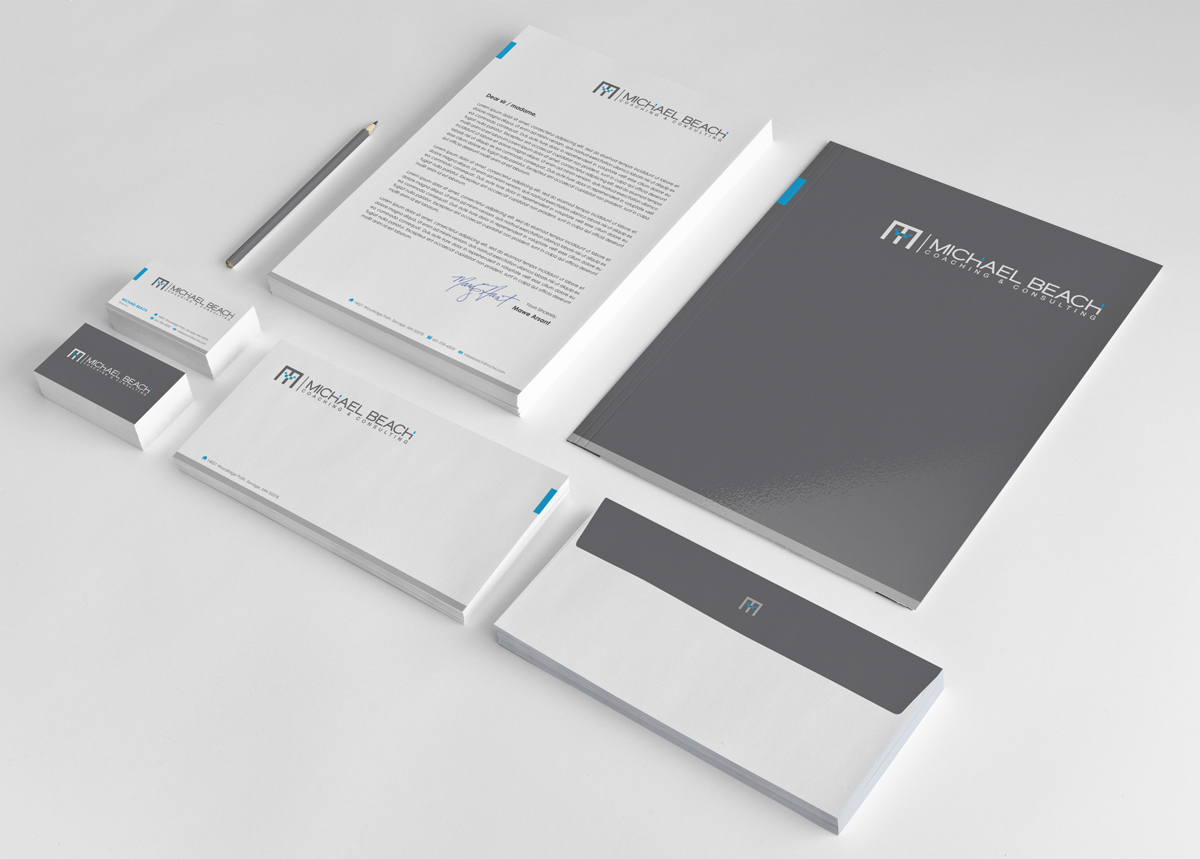 Design de Papeterie par logodentity pour Michael Beach Coaching & Consulting, LLC | Design #2174979