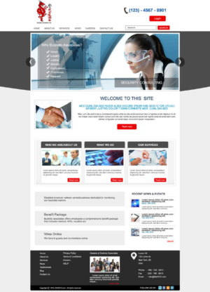 Web Design by Heru Purwanto for Bushido Associates, Inc. | Design #10274453