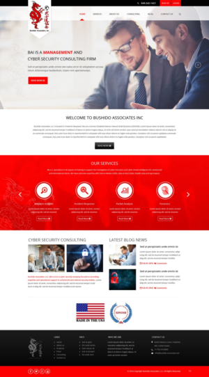 Web Design by pb for Bushido Associates, Inc. | Design: #9912803