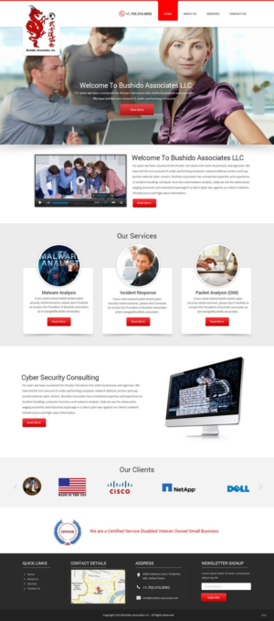 Web Design by pb for Bushido Associates, Inc. | Design: #9912804
