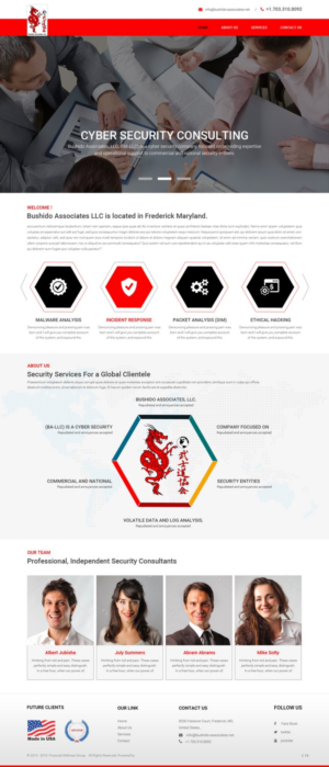 Web Design by pb for Bushido Associates, Inc. | Design: #9912805
