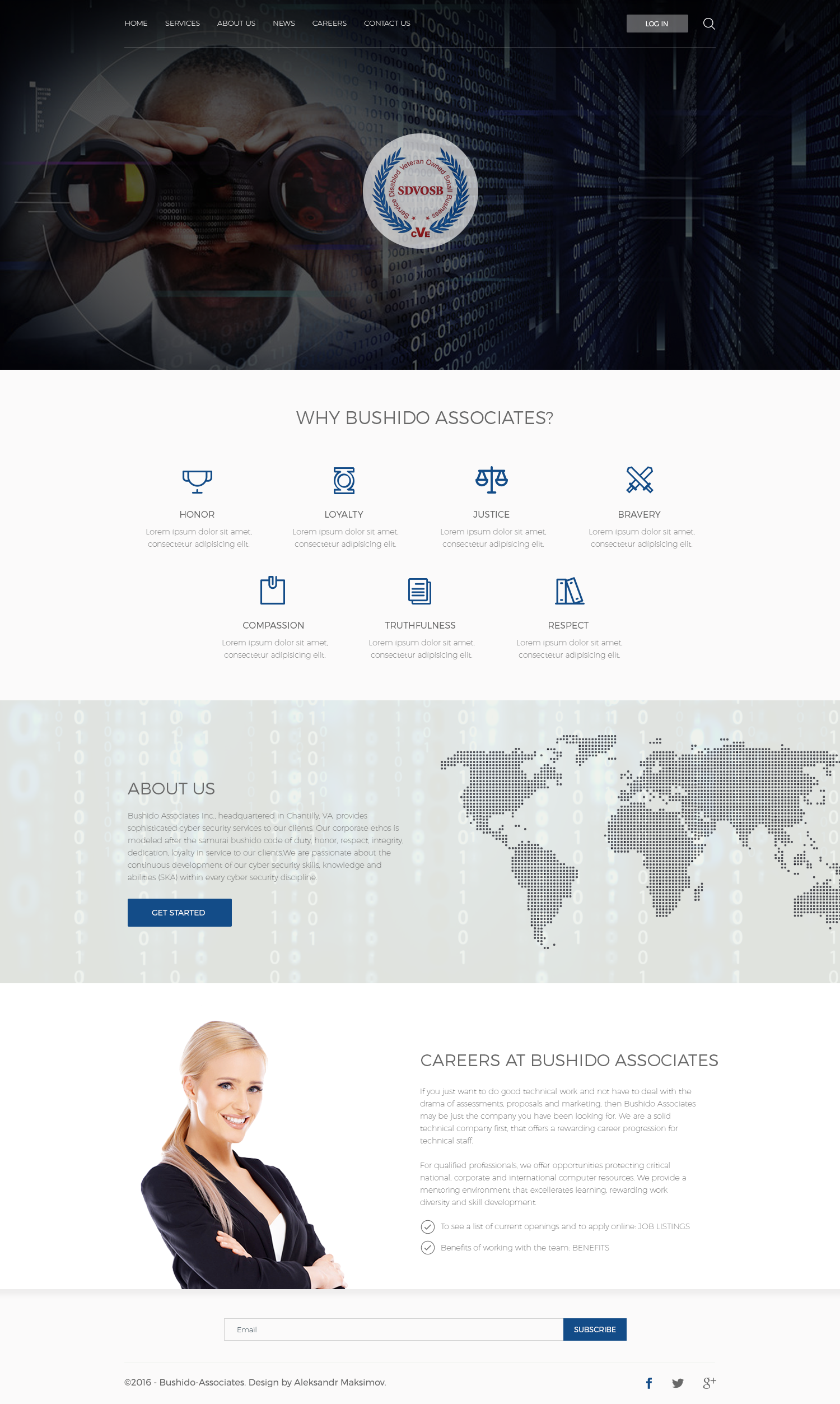 Web Design by dii for Bushido Associates, Inc. | Design #10240642