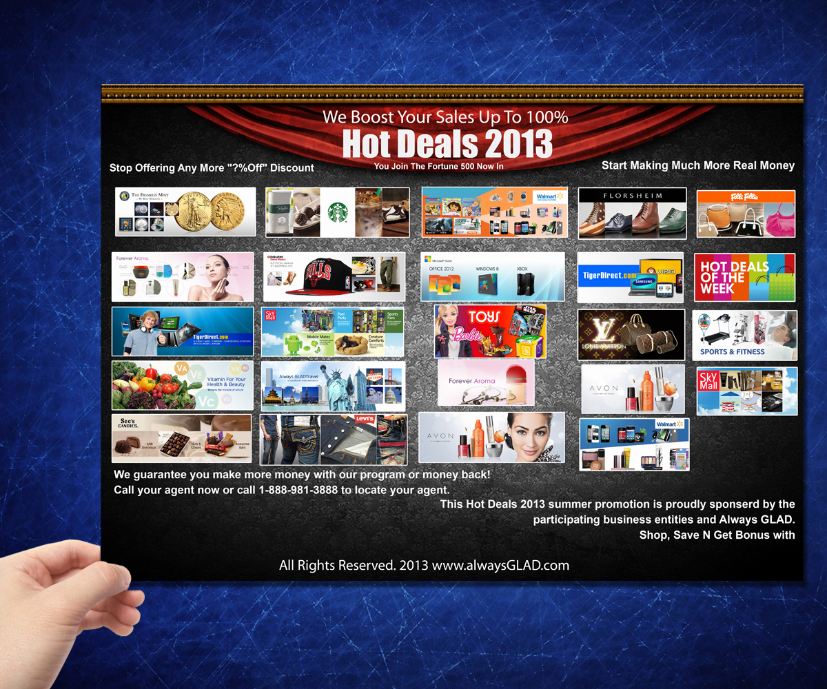 Flyer Design by Akaram Advertising for www.alwaysglad.com | Design #2192472