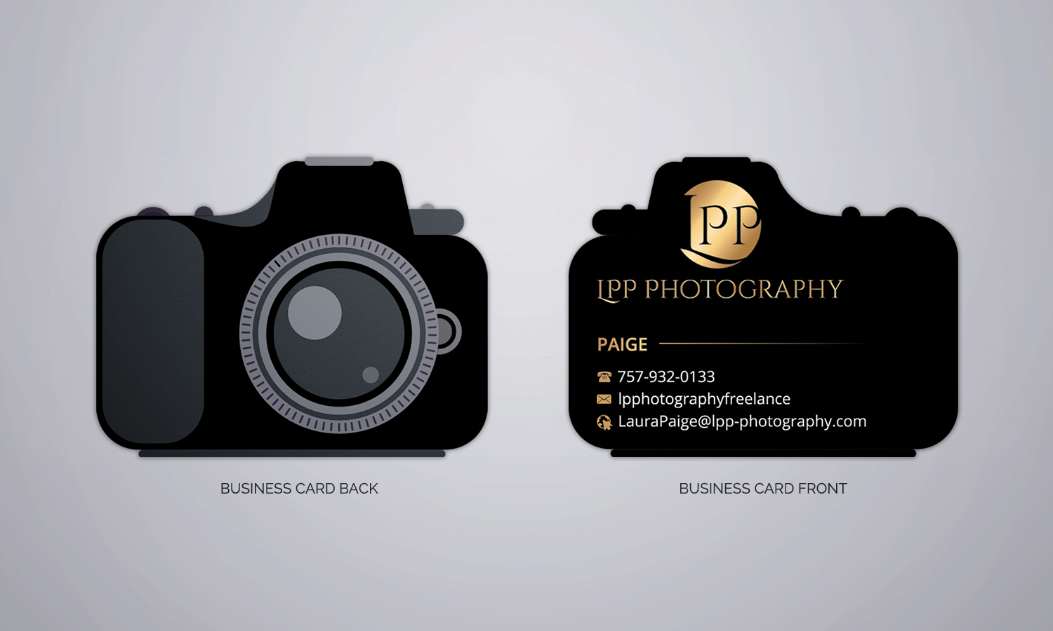 Business Card Design by Stylez Designz for LPP Photography | Design #10217616