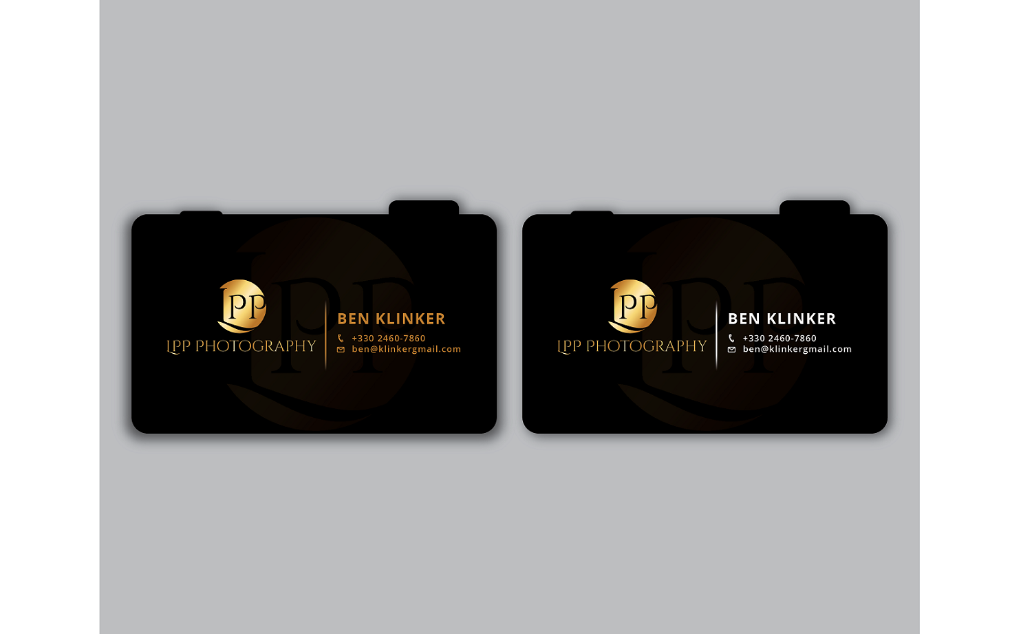 Business Card Design by Verified artistry (Design garden) for LPP Photography | Design #9898753