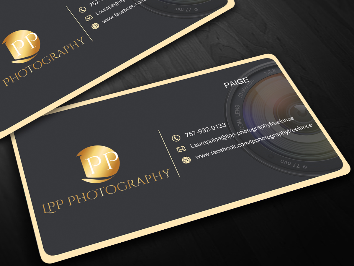 Diseño de Tarjeta de Presentación por EWS Webs para LPP Photography | Diseño #10234813