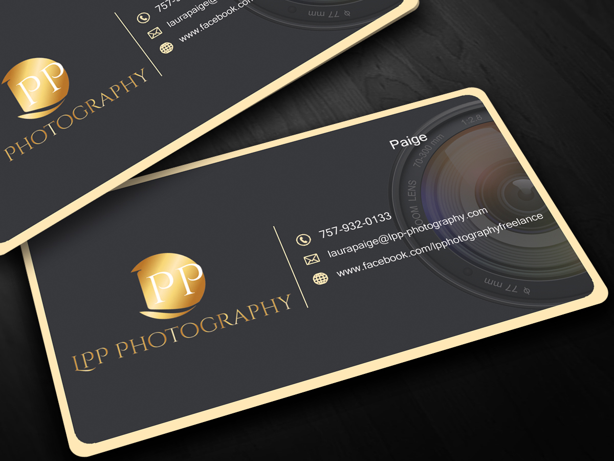 Diseño de Tarjeta de Presentación por EWS Webs para LPP Photography | Diseño #10265199