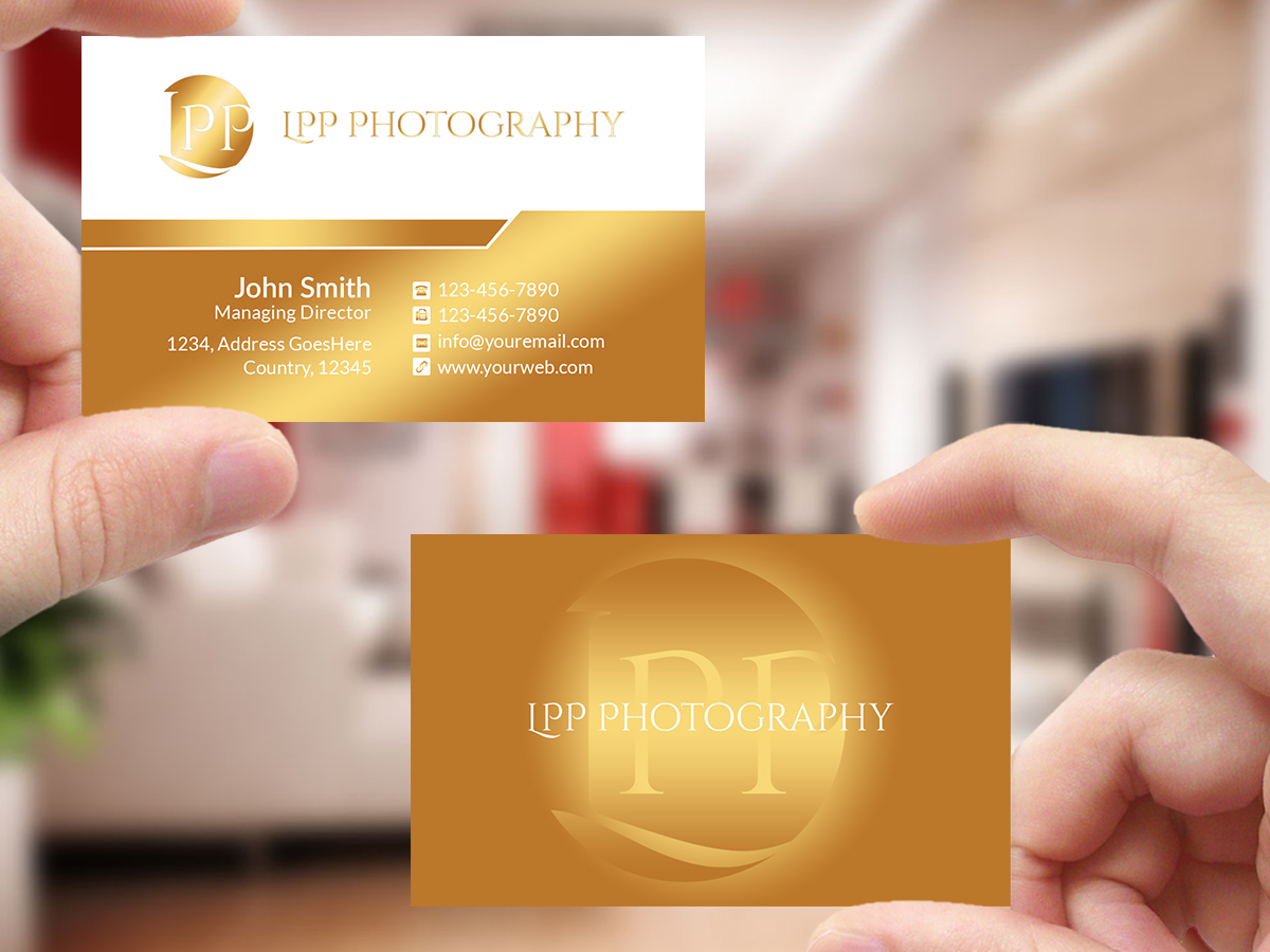 Business Card Design by Creations Box 2015 for LPP Photography | Design #9914530