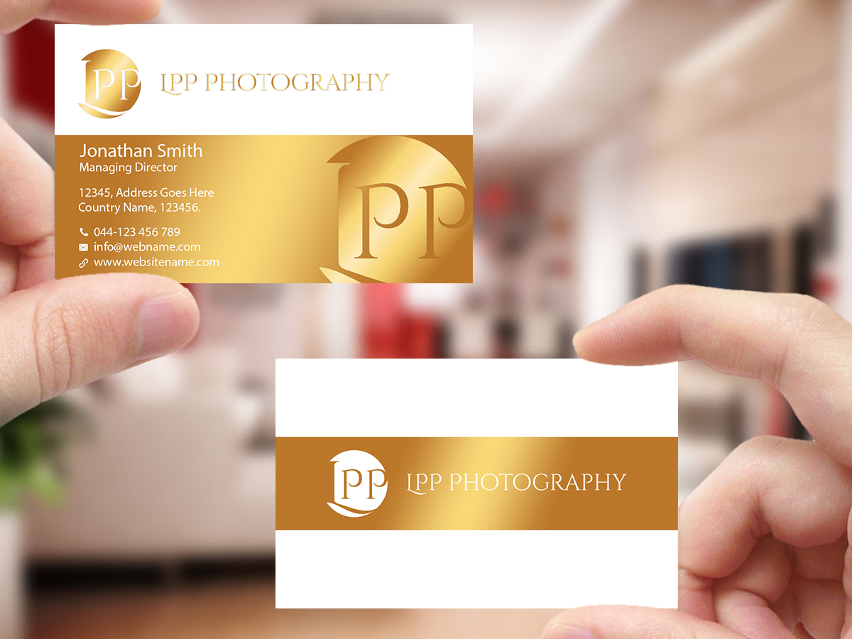 Business Card Design by Creations Box 2015 for LPP Photography | Design #9914531