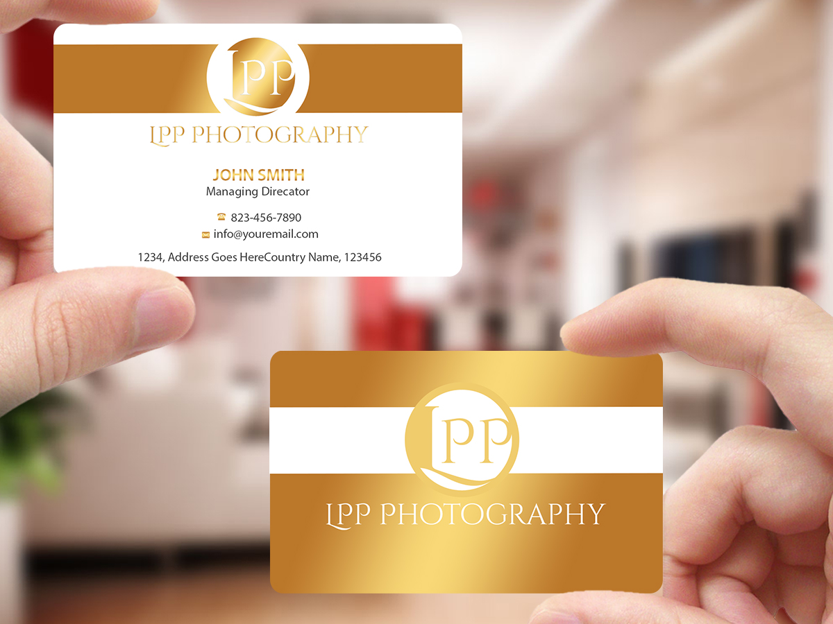 Business Card Design by Creations Box 2015 for LPP Photography | Design #9914533