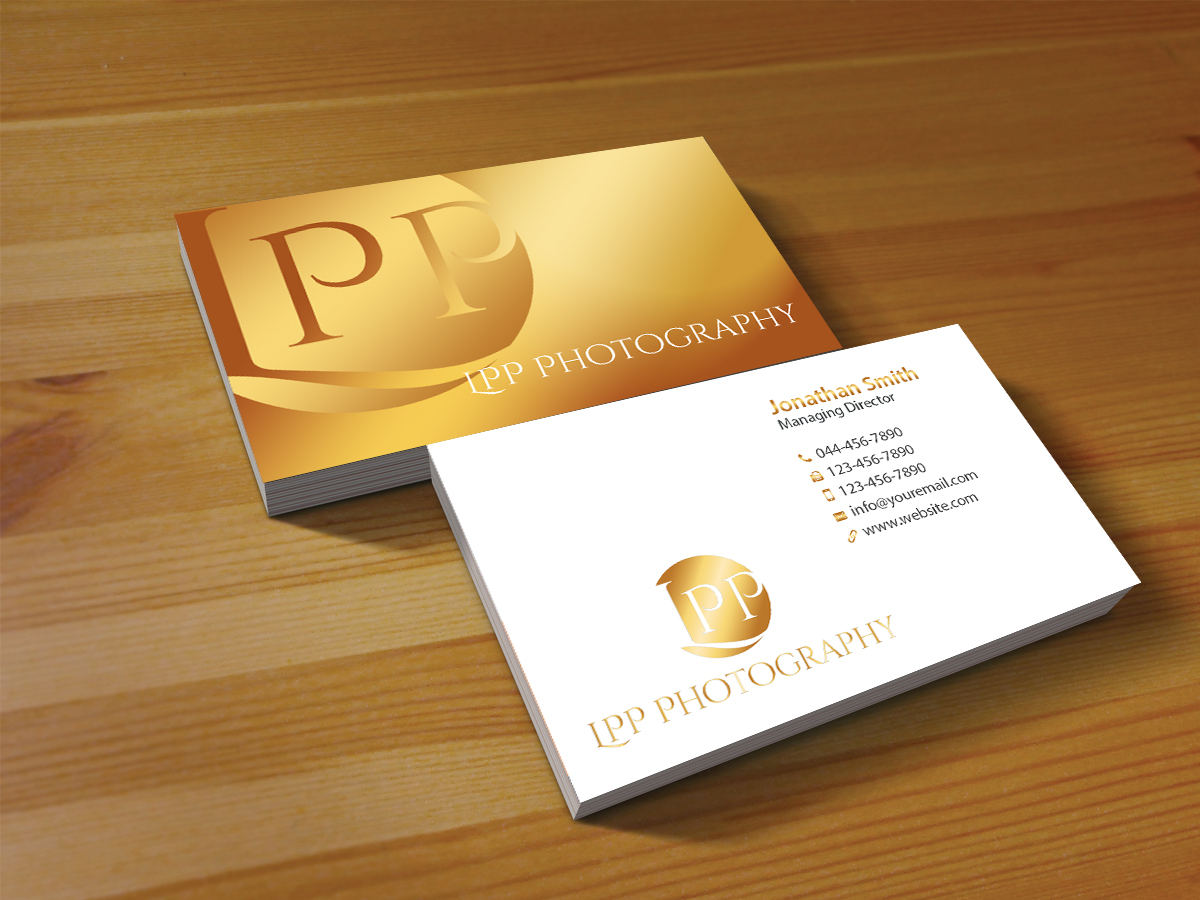 Business Card Design by Creations Box 2015 for LPP Photography | Design #9914541
