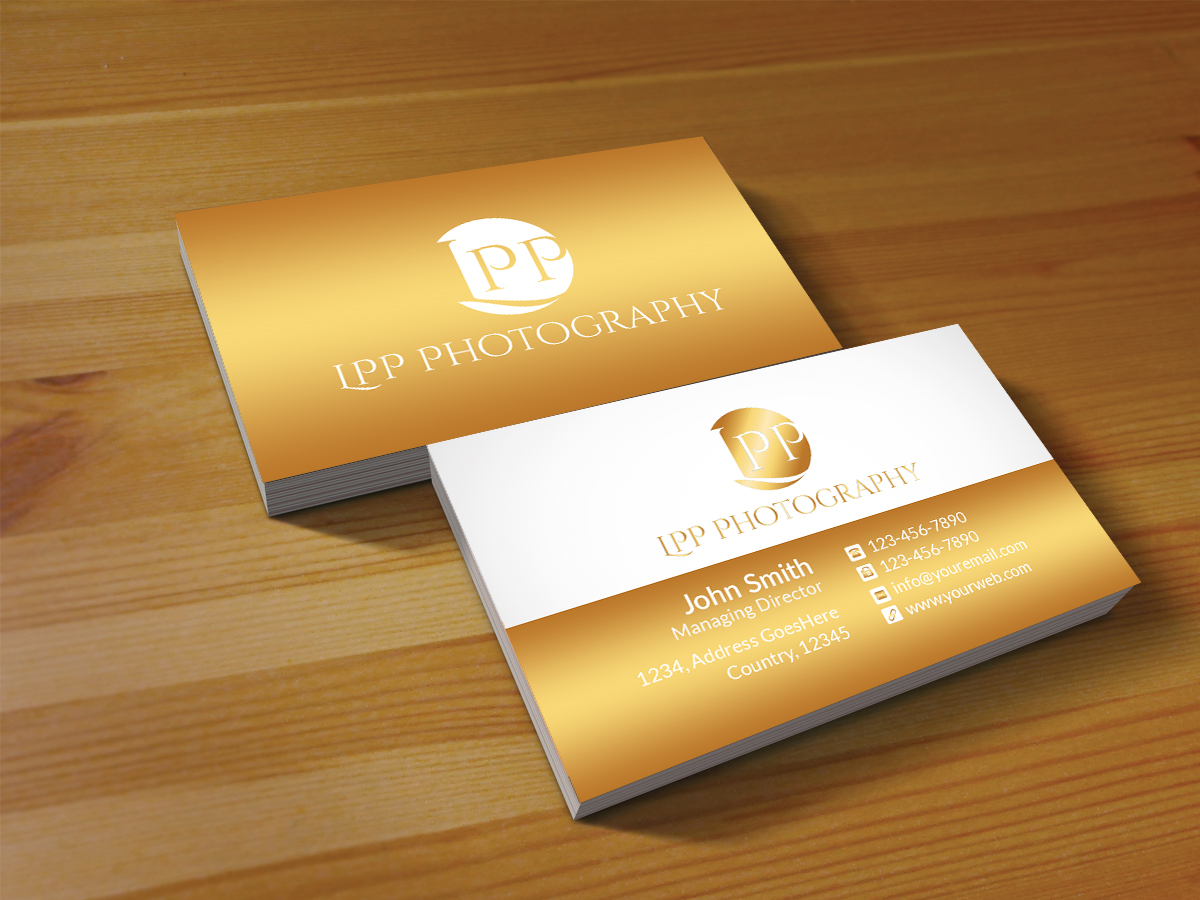 Business Card Design by Creations Box 2015 for LPP Photography | Design #9914551