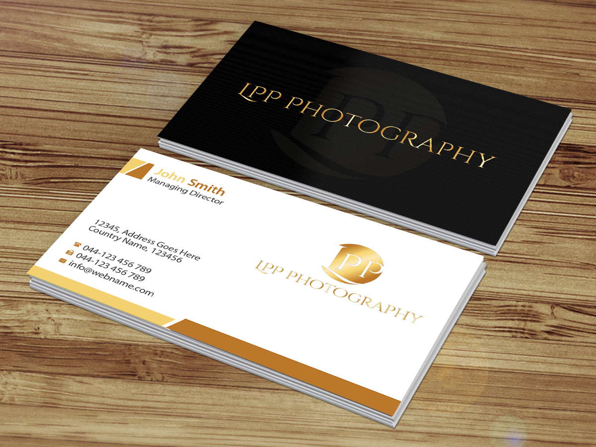 Business Card Design by Creations Box 2015 for LPP Photography | Design #9914555
