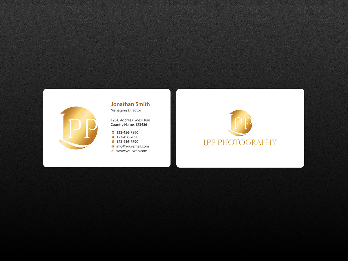 Business Card Design by Creations Box 2015 for LPP Photography | Design #9914563